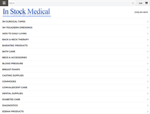 Tablet Screenshot of instockmedical.com